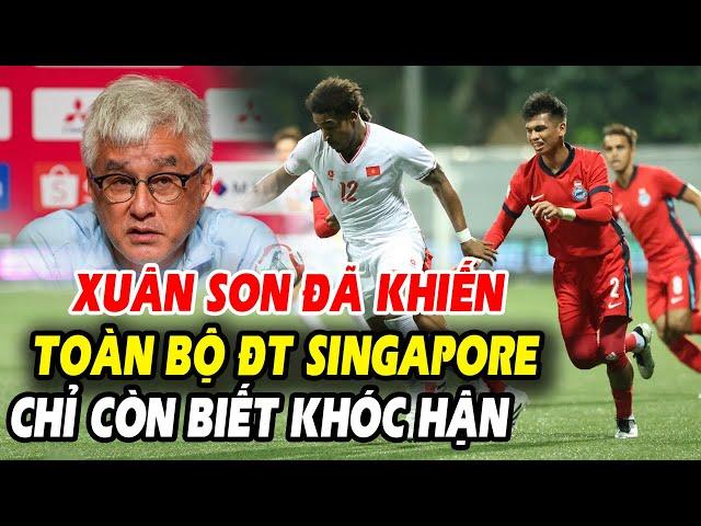 Tung đòn kết liễu ở phút cuối, Xuân Son khiến Singapore thêm lần nữa khóc hận trước ĐTVN