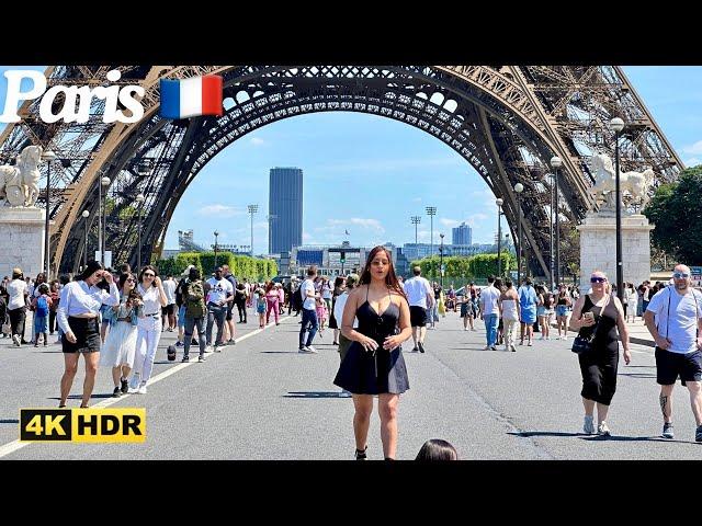 23 June 2024 France  Paris best destination summer tour | Paris summer starting 4K HDR video.