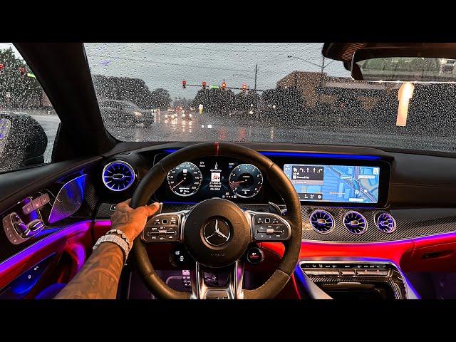 AMG GT63s RAINY DAY POV