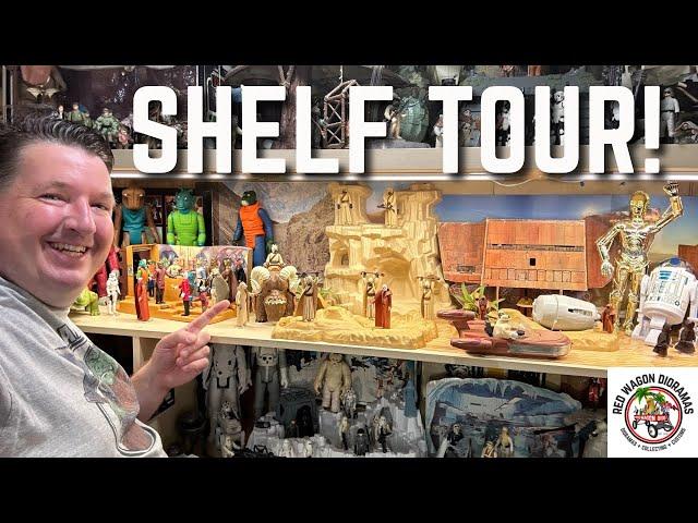 Vintage Kenner Star Wars Collection - Tatooine Shelf Tour #kenner #starwars #collection