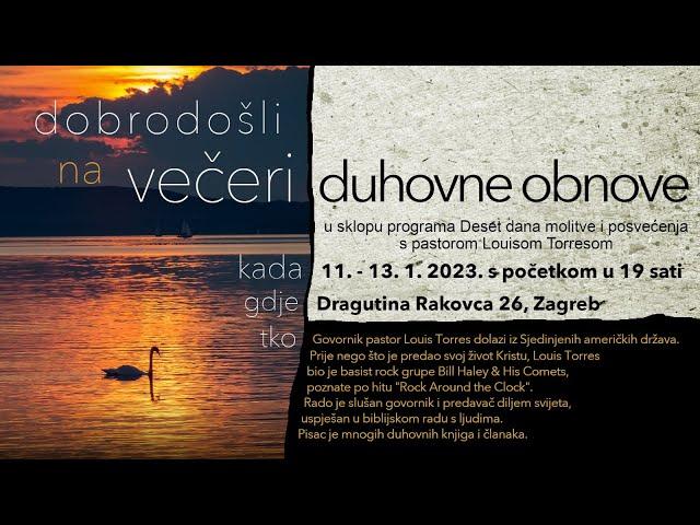 Večeri duhovne obnove - 3. dan (11.-13.1.2023.)