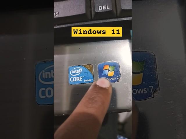 How to Change Windows 7 To Windows 11 in Laptop#macnitesh#wimdows11#virulshorts#2025short