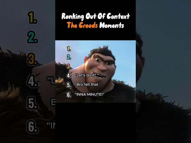 Ranking best crood moments!