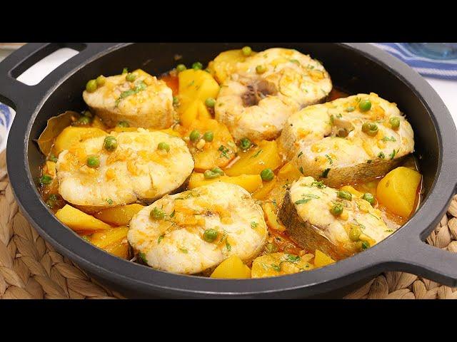 Merluza en Salsa con Patatas: Receta Fácil y Deliciosa