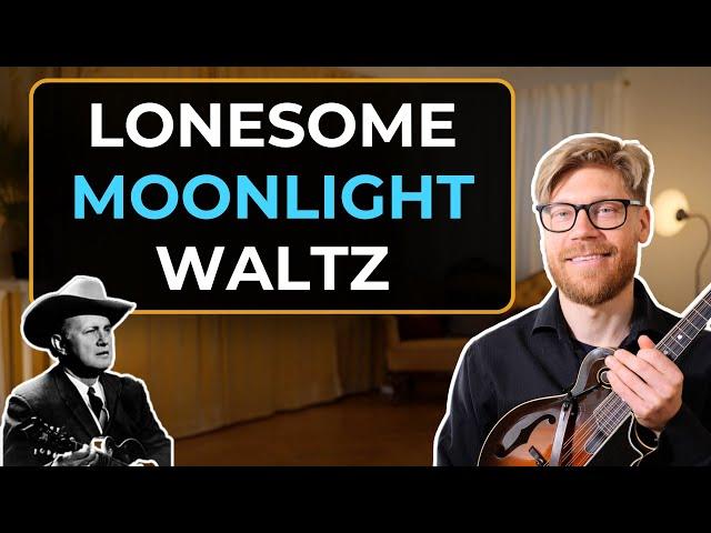 Bluegrass Mandolin Lesson // Lonesome Moonlight Waltz by Bill Monroe // Melody and Tremolo Tutorial