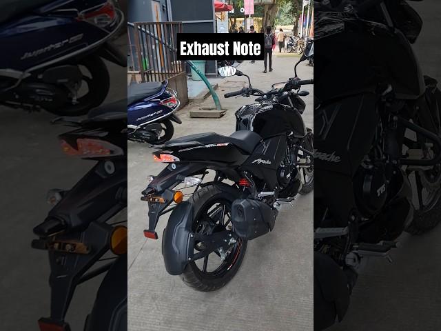 Exhaust Note ft. TVS Apache RTR 160 4V 2024 new model #shortsviral #tvs