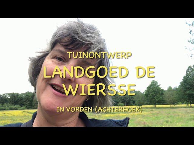 TUINONTWERP: LANDGOED DE WIERSSE