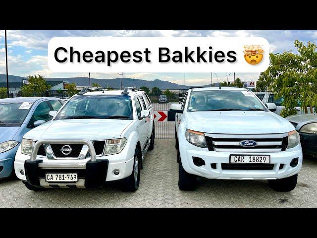 I FOUND The CHEAPEST Bakkies at Webuycars !!