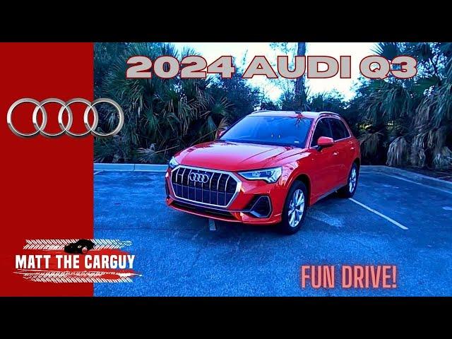 Is the 2024 Audi Q3 45 TFSI Premium the best entry level luxury SUV? Review and drive.