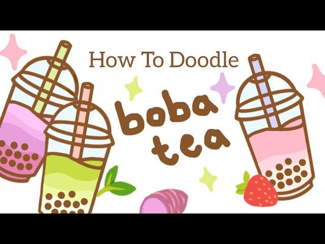 How To Doodle Boba Tea