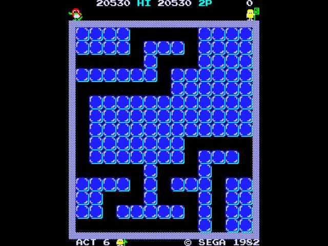 Arcade Game: Pengo (1982 Sega)