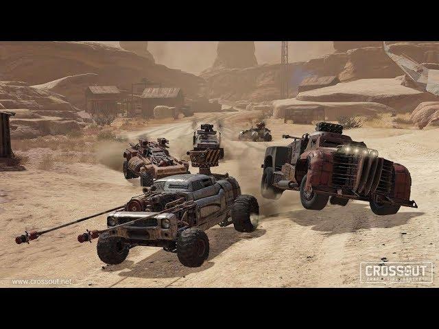 Crossout  ОБТ  GAMEPLAY  GEFORCE 1070