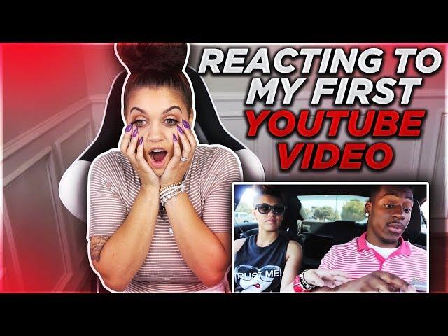 REACTING TO MY FIRST EVER YOUTUBE VIDEO ️