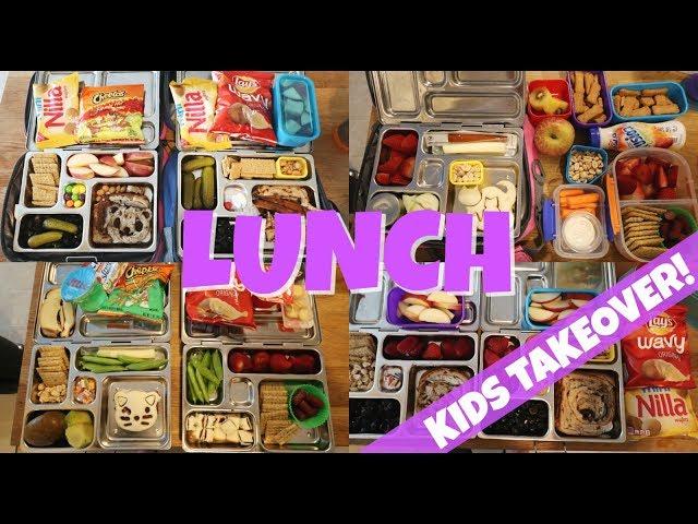 School Lunch Ideas - Kid's TAKEOVER!   Week 20 | Sarah Rae Vlogas |