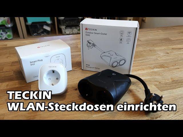 Teckin Smart Plug WLAN Steckdosen einrichten