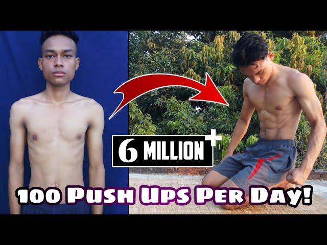 100 Push Ups a Day Challenge (30 Days Honest Result)