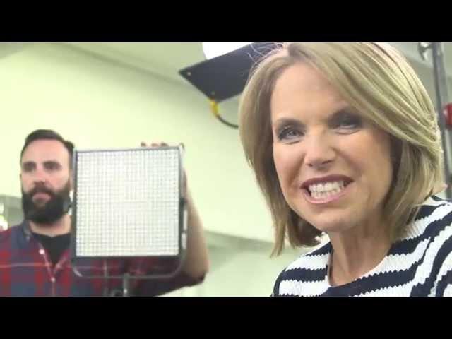 Katie Couric Watches Floyd Mayweather Train