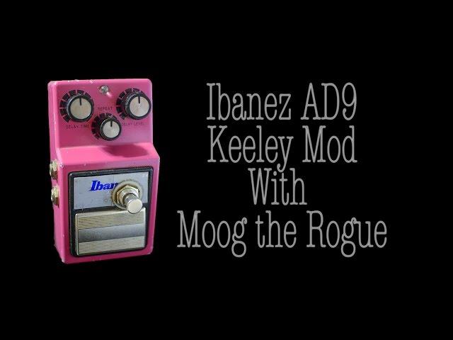 Ibanez - AD9 Analog Delay with Keeley Mod (Moog Soundscapes)