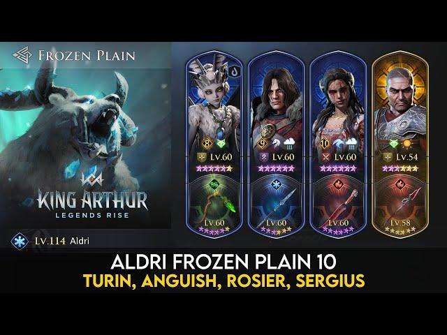 Aldri 10 vs Turin, Anguish, Rosier, Sergius | King Arthur Legends Rise Guide