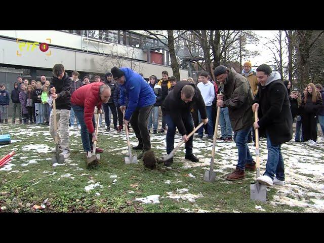 Wilhelm-Hauff-Realschule in Pfullingen bekommt neues Bewegungsspielfeld