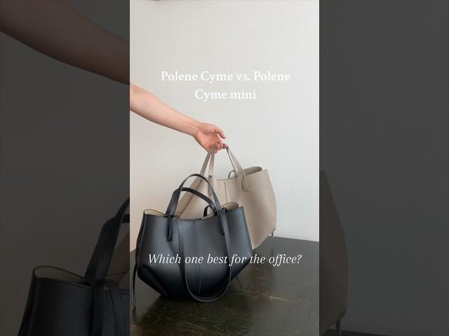 Polene Cyme works best for me, as i need to carry everyth in the office#polenecyme #polenecymemini