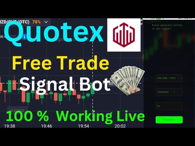 Quotex Auto trade bot signal 100% Accuracy .  Quotex trading bot signal download free .