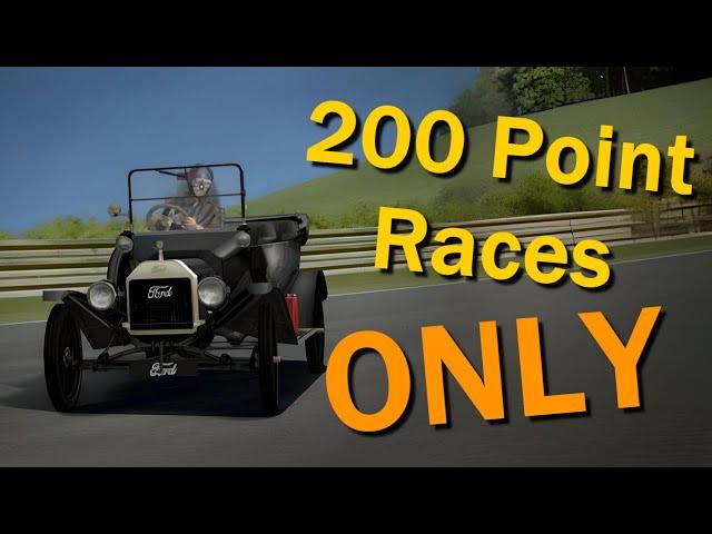 Can You Beat Gran Turismo 4 With Only 200 Point Races?