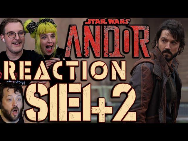 A Star Wars show....FOR ADULTS?! // ANDOR S1x1&2 REACTION!