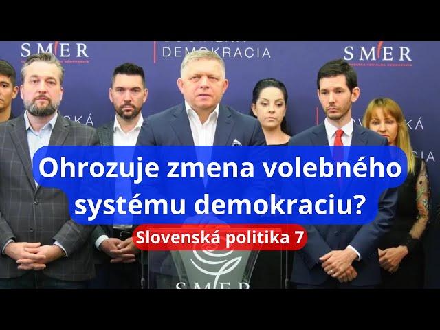 Ohrozuje zmena volebného systému demokracia?