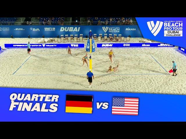 Körtzinger / Kunst vs. Turner / Anderson - Quarter Final Highlights Dubai 2022 #BeachProTour