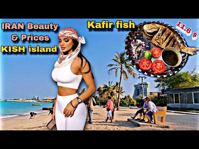 Real IRAN|Amazing country vlog.Walk with me in KISH ISLAND2024|visiting persian gulf beach