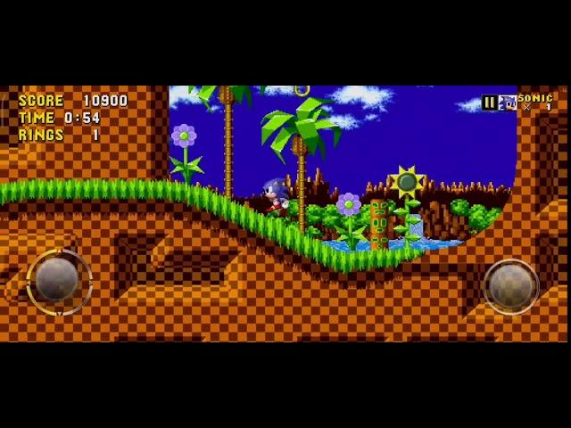 SEGA SONIC The Hedgehog Old Retro Game - Green Hill Zone 2 (Mobile Gameplay)