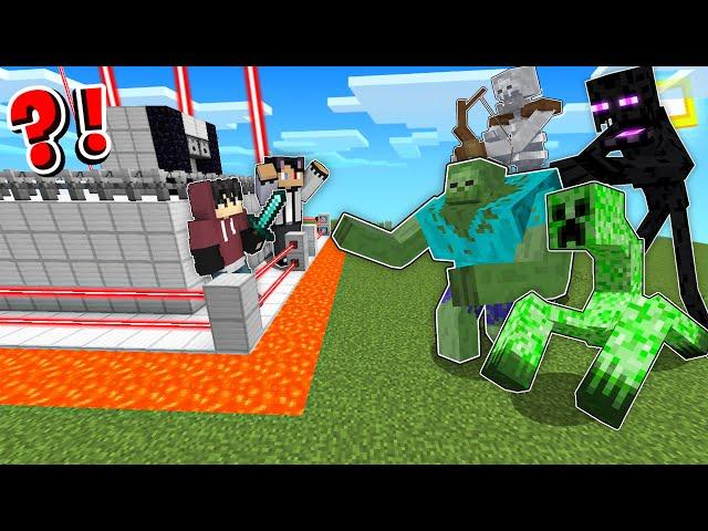 EVERY MUTANT CREATURES vs MOST SECURED HOUSE in Minecraft!