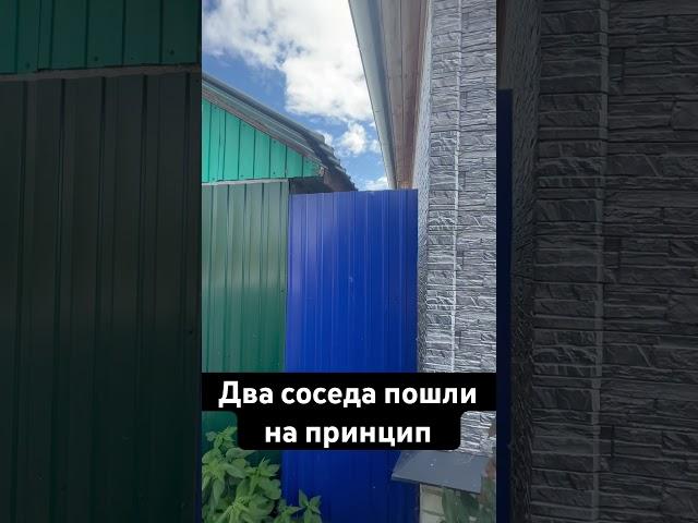 Два соседа пошли на принцип и требуют снести постройки друг друга