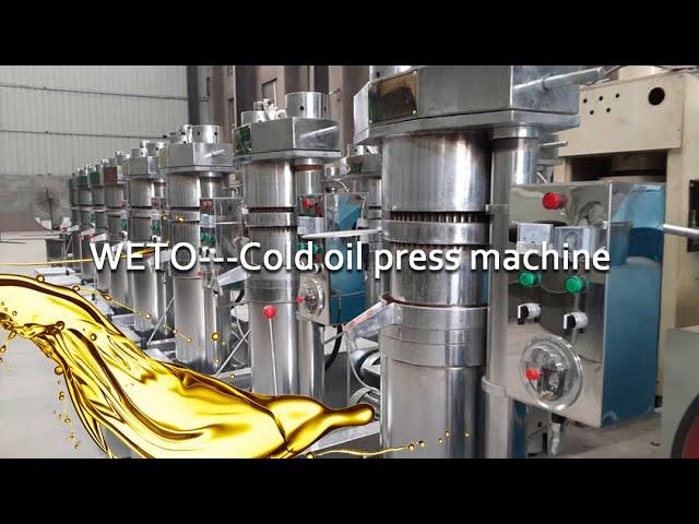 100% cold press hydraulic oil press machine