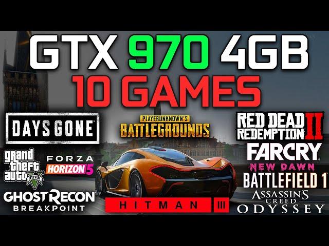 GTX 970 4GB - 10 Best Graphics Games Test in 2022 - 1080p