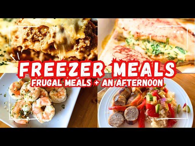 FREEZER MEALS | Meals on a Budget +Frugal + Recipes + Cheap Dinner Ideas + Low Income Homemaking