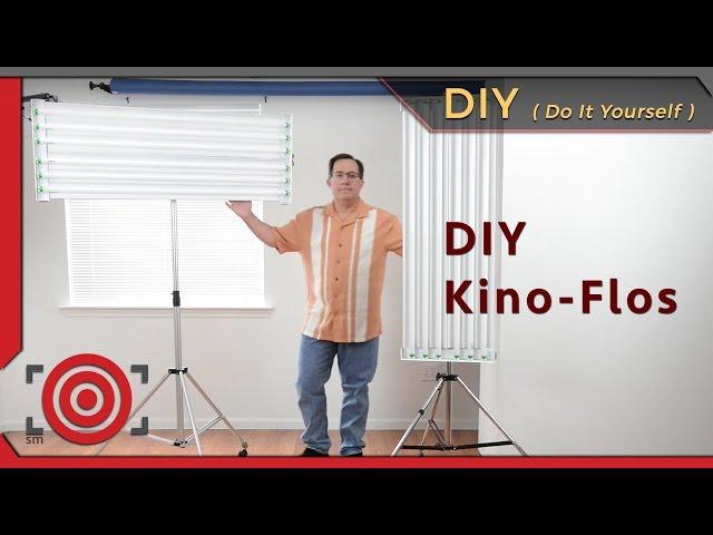 DIY Fluorescent Photography Studio Lighting with T8 Bulbs - Make your own kino flo portrait lighting