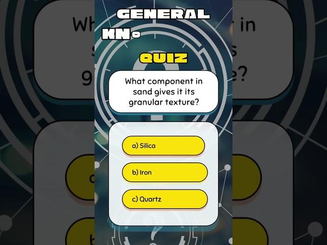 Shorts General Knowledge Quiz Part 43| #triviaquiz#generalknowledgequiz #educationalquiz #quiztrivia