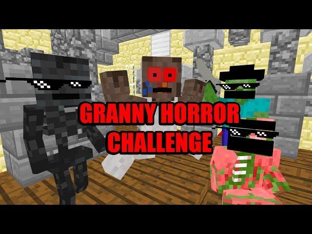 MONSTER SCHOOL : GRANNY HORROR GAME CHALLENGE - Scary Minecraft Animation