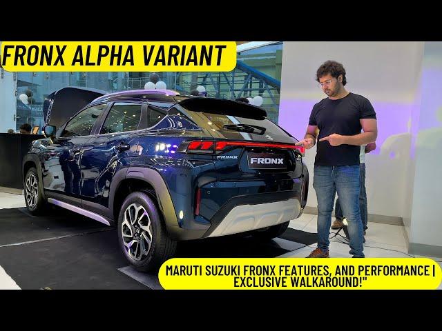 "Maruti Suzuki Fronx: Features, and Performance | Exclusive Walk around!"