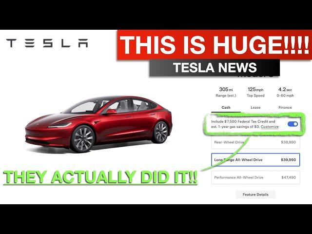 BREAKING: TESLA IS GOING TO DOMINATE AFTER THIS CHANGE!!