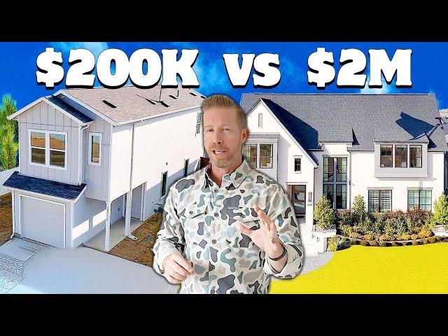 $200K vs $2,000,000 House‌ Near Dallas Texas