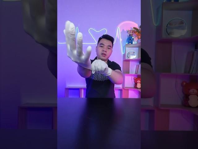 Fast Glove Trick – How to Put on Rubber Gloves Quickly! ⏱