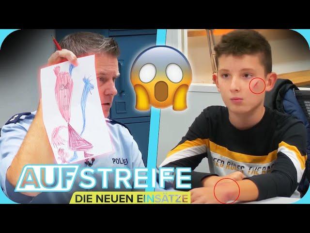 Die Oma, ein MONSTER?!  Verletzter Nachbarssohn malt bedenkliche Zeichnung... | Auf Streife | SAT.1