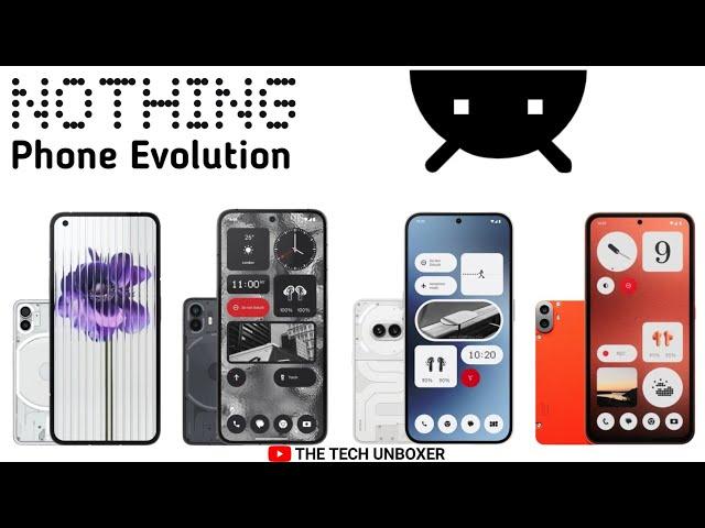 Evolution of Nothing Phone | 2022-2024 | @The.Tech.Unboxer . #youtube #nothingphone