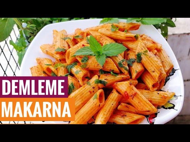 MAKARNA HAŞLAMAYA SON  DEMLEME MAKARNA 