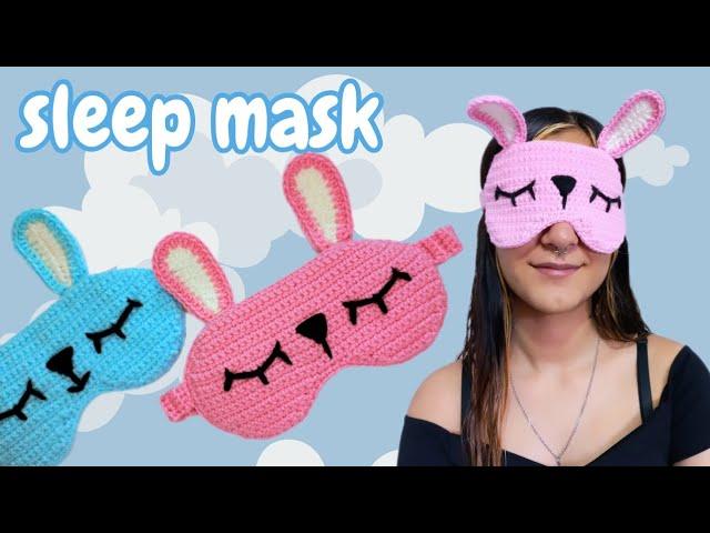 Crochet * Sleep mask* tutorial/Rubby sleep mask