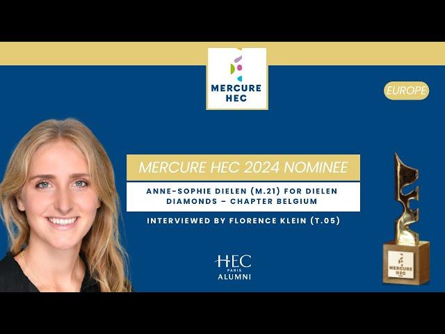 Mercure HEC 2024 Nominees -  Europe - Anne Sophie DIELEN (M.21)