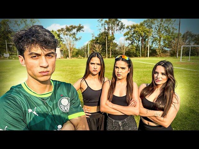 MENINAS VS MENINOS NO FUTEBOL!!